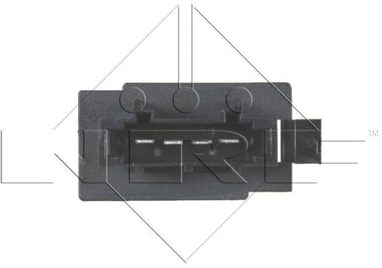 Resistor, interior blower 342019