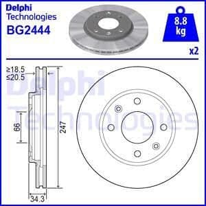 Brake Disc BG2444