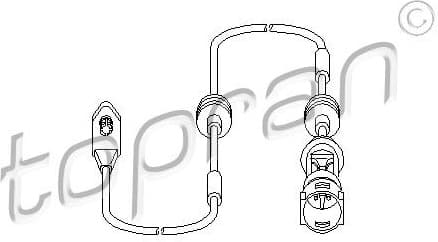 Sensor, brake pad wear 203 970