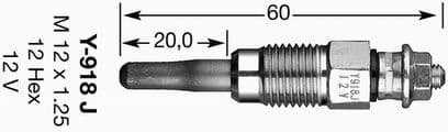 Glow Plug D-Power 6285