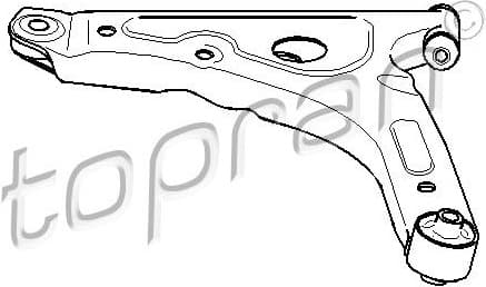 Control/Trailing Arm, wheel suspension 302 018