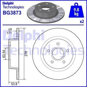 Brake Disc BG3873