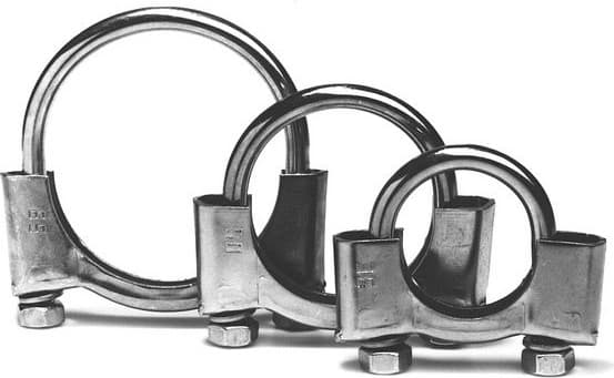 Clamping Piece, exhaust system Bosal M8 clamp 250-252 - image 2