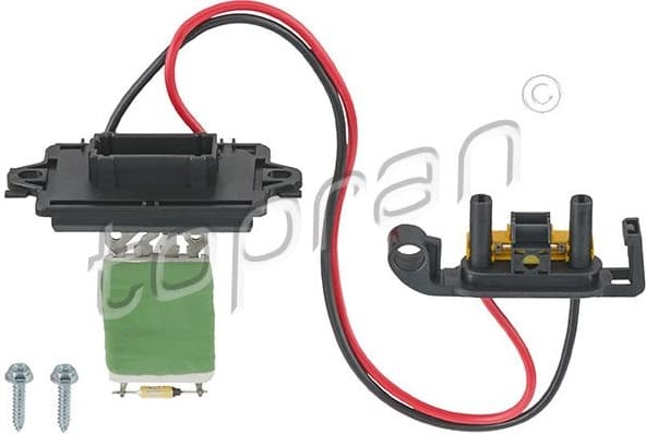 Resistor, interior blower 701 060