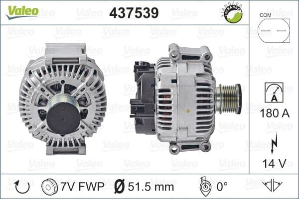 Alternator VALEO RE-GEN REMANUFACTURED 437539