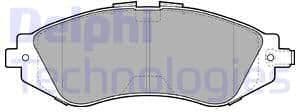 Brake Pad Set, disc brake LP1304
