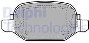 Brake Pad Set, disc brake LP2475