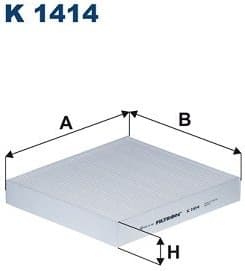 Filter, cabin air K 1414