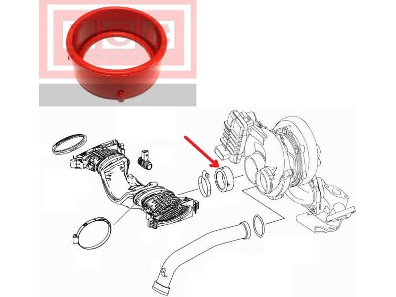 Gasket turbocharger TR1370