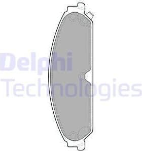 Brake Pad Set, disc brake LP2033