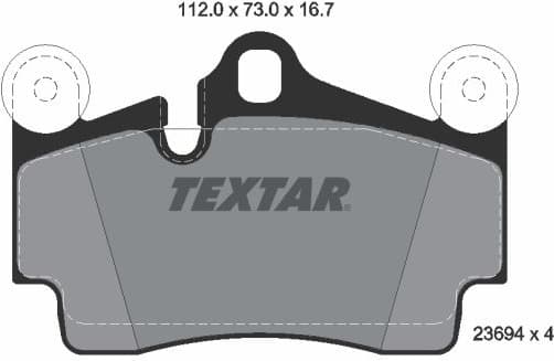 Brake Pad Set, disc brake 2369402