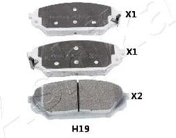 Brake Pad Set, disc brake 50-0H-H19