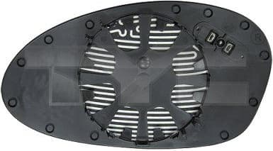 Mirror Glass, exterior mirror 303-0098-1