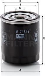 Oil Filter W 716/2