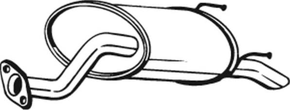 Rear Muffler 163-395