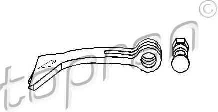 Handle, bonnet release 401 535