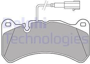 Brake Pad Set, disc brake LP3374