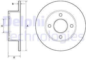 Brake Disc BG2343