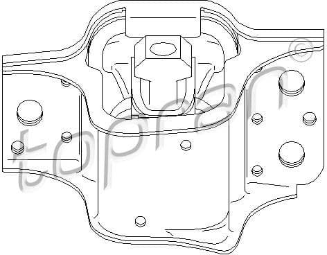 Mounting, engine 700 526