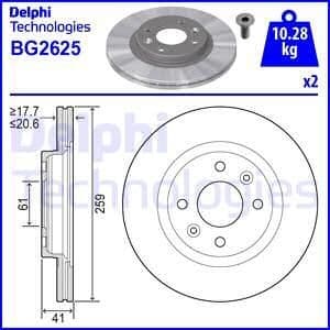 Brake Disc BG2625
