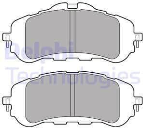 Brake Pad Set, disc brake LP2506