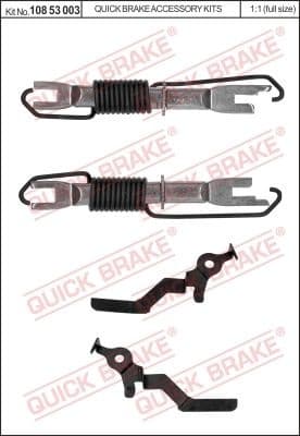 Brake shoe regulator 10853003