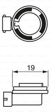 Bulb, front fog light Pure Light WS 1 987 302 089