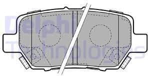 Brake Pad Set, disc brake LP2160