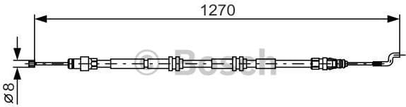 Cable Pull, parking brake 1 987 482 014