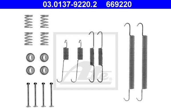 Accessory Kit, brake shoes 03.0137-9220.2