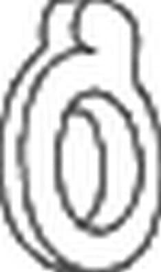 Mount, exhaust system 255-807