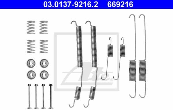 Accessory Kit, brake shoes 03.0137-9216.2