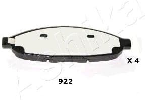 Brake Pad Set, disc brake 50-09-922