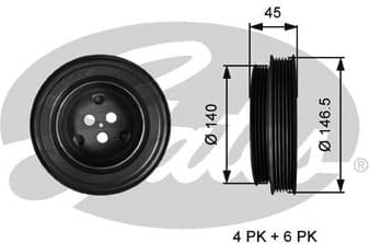 Belt Pulley, crankshaft DriveAlign™ TVD1138