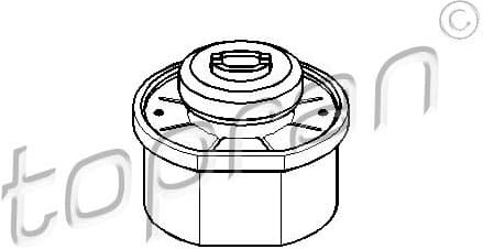 Mounting, engine 104 051