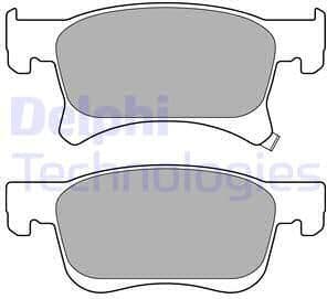 Brake Pad Set, disc brake LP3164