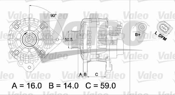 Alternator VALEO RE-GEN REMANUFACTURED 437444 - image 5