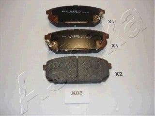 Brake Pad Set, disc brake 51-0K-K03