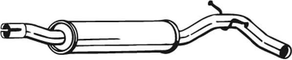 Centre Muffler 220-009