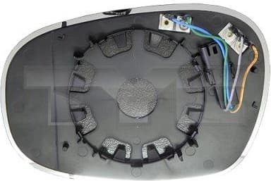 Mirror Glass, exterior mirror 303-0118-1