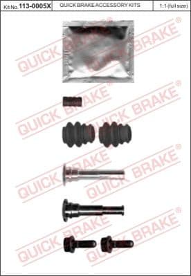 Guide Sleeve Kit, brake caliper 113-0005X