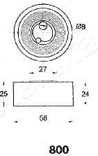 Tensioner, timing belt 45-08-800 - image 2