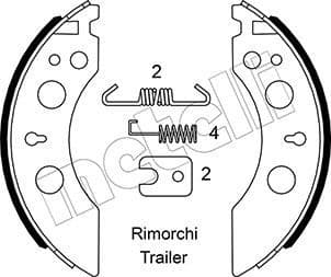 Brake Shoe Set 53-0592
