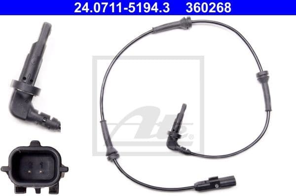 Sensor, wheel speed 24.0711-5194.3