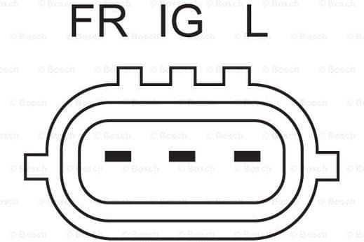 Alternator 0986084240 - image 2