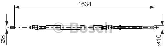 Cable Pull, parking brake 1 987 477 988