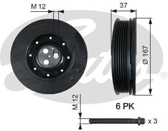 Belt Pulley, crankshaft DriveAlign™ TVD1060A