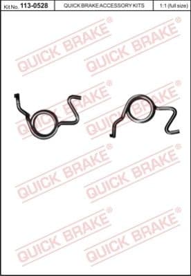 Repair Kit, parking brake lever (brake caliper) 113-0528