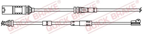 Brake pad wear indicator WS0424A