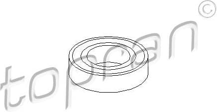 Bearing, propshaft centre bearing 500 171